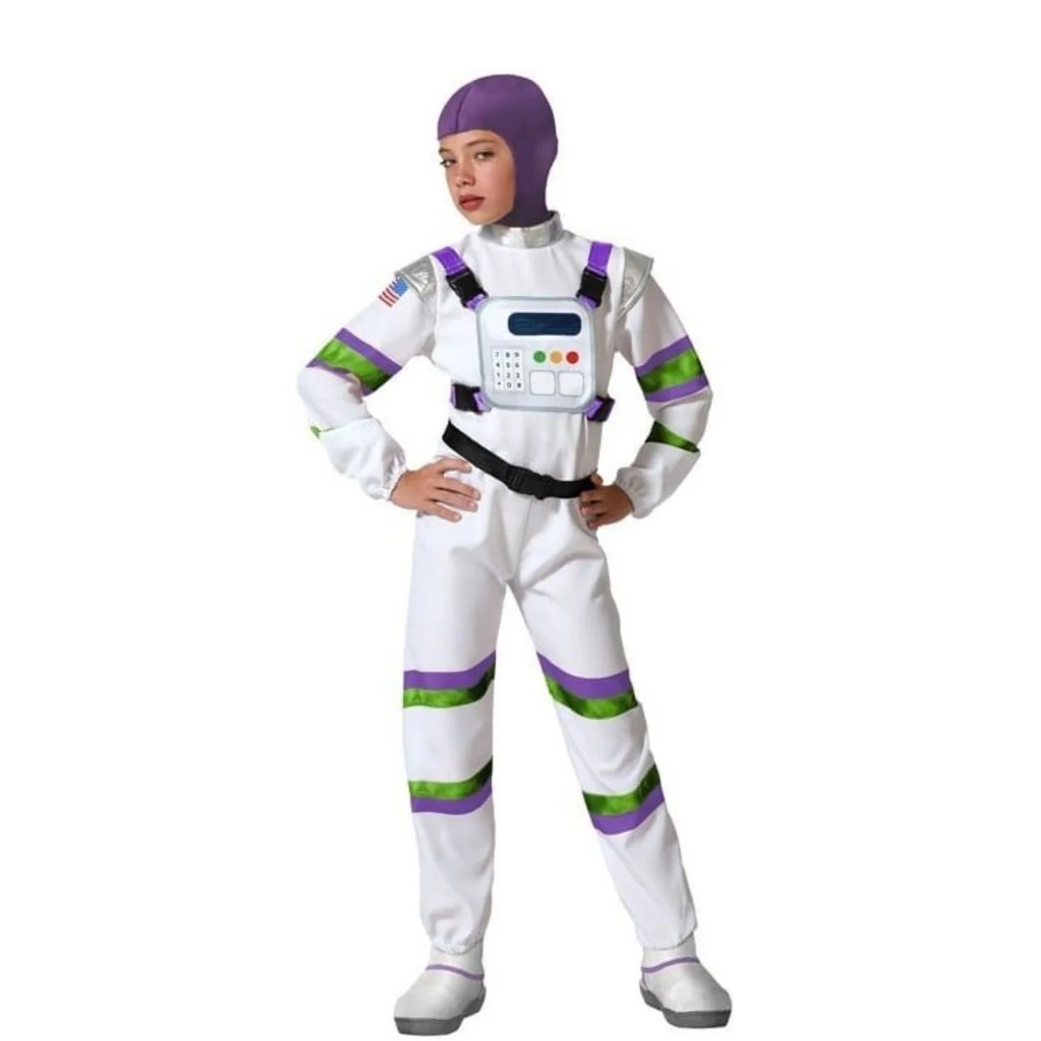 Disfraz hombre espacial infantil con mono y gorro