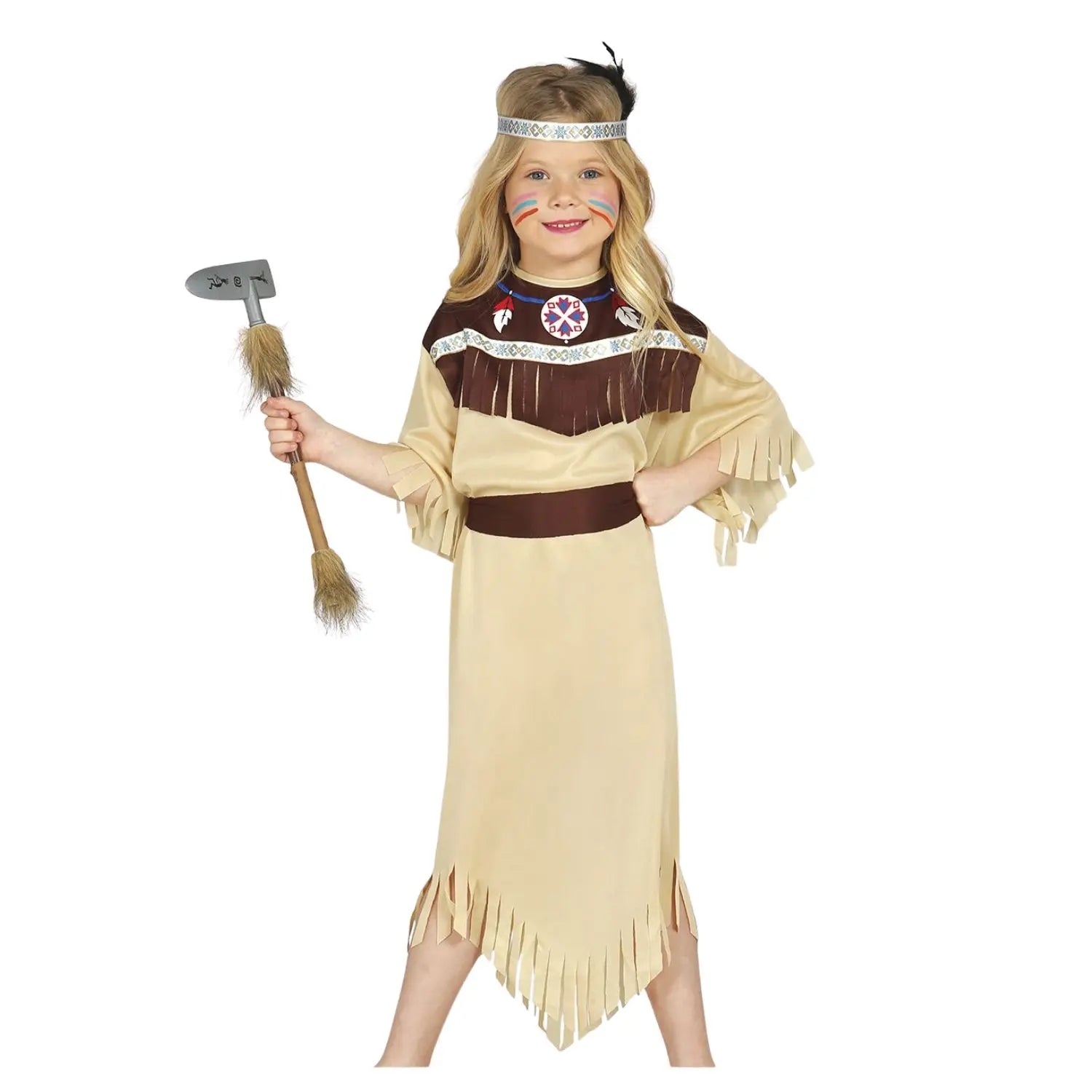 disfraz india infantil niña tribu carnaval