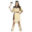 Disfraz india para mujer con vestido y cubrebotas