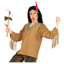 Disfraz de indio apache infantil con flecos y cinta tribal