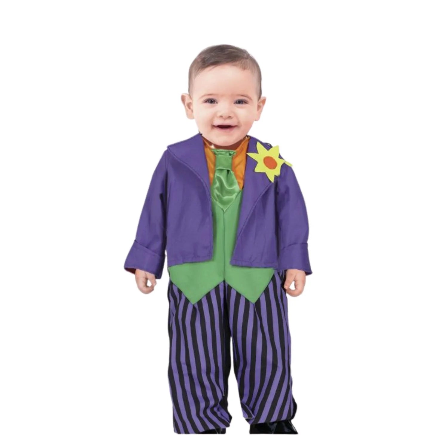 Disfraz Joker bebé con mono cómodo para Carnaval