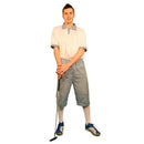 Disfraz jugador de golf adulto con camisa y pantalón