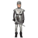 Disfraz knight infantil con túnica y armadura para niño