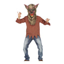 Disfraz lobo niño con camiseta y máscara