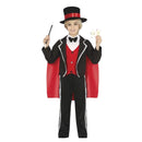 Disfraz de mago para niño con capa sombrero y traje completo