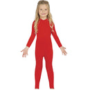 Disfraz de maillot rojo infantil cómodo y llamativo para Carnaval y actuaciones