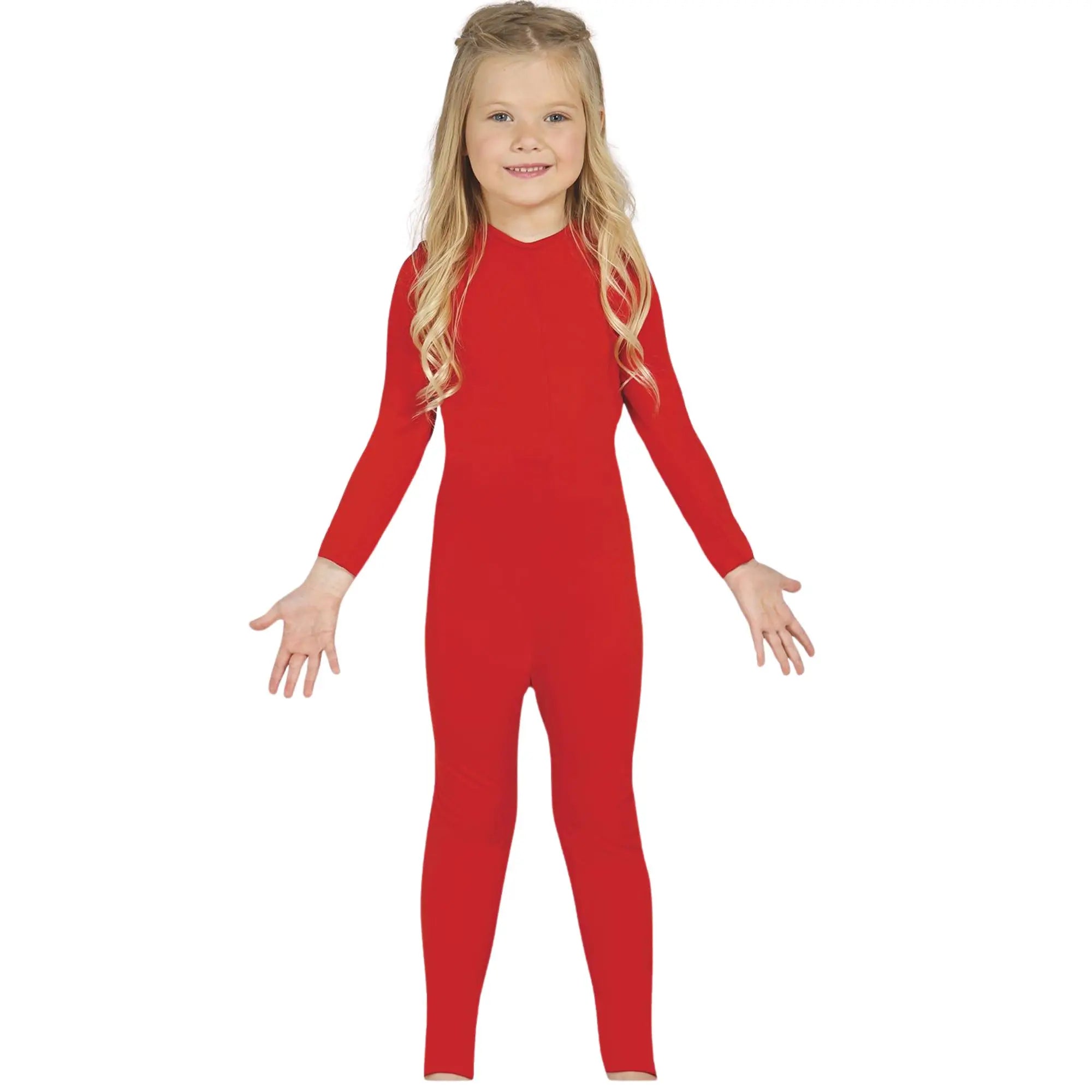 Disfraz de maillot rojo infantil cómodo y llamativo para Carnaval y actuaciones