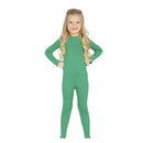 Disfraz de maillot verde para infantil cómodo para festivales y Carnaval