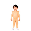 Bebé con disfraz de malla color crema unisex para Carnaval