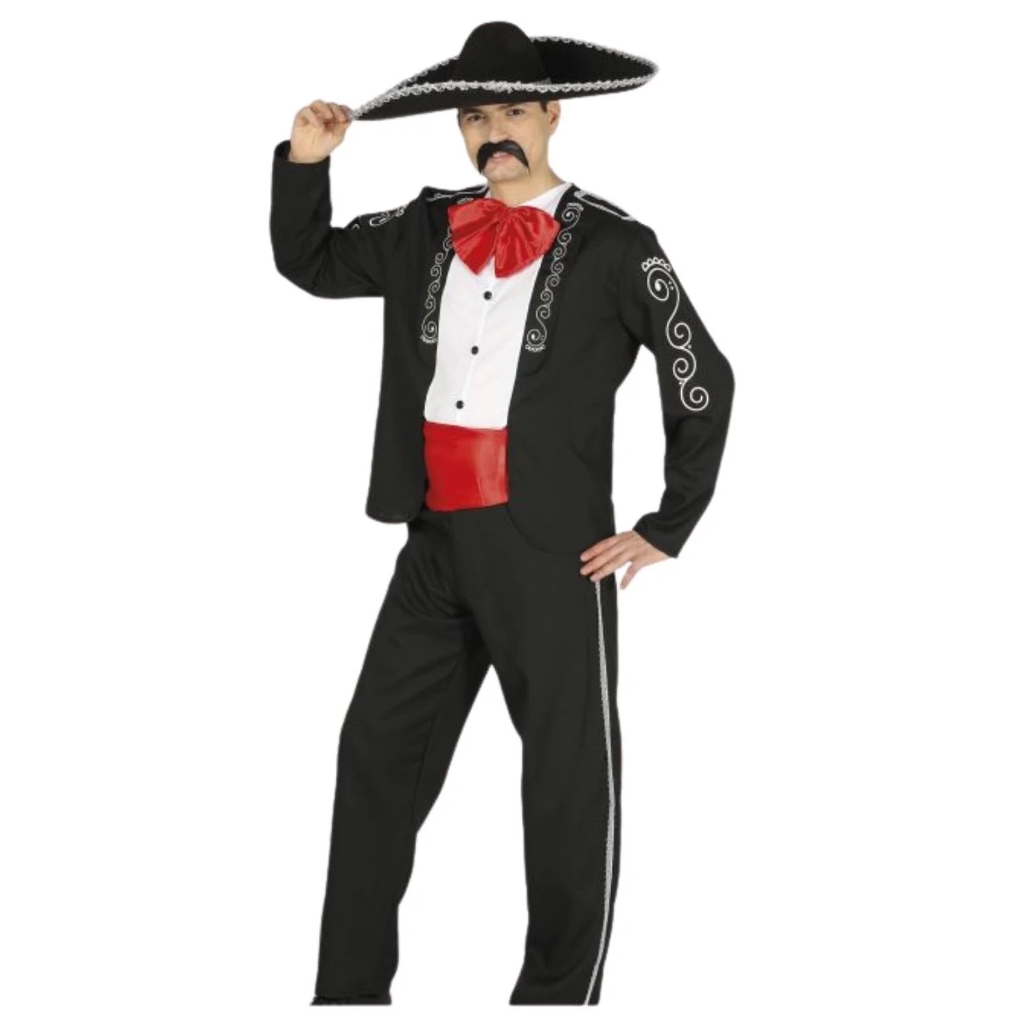 Disfraz mariachi hombre completo con chaqueta y pantalón