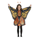 Disfraz mariposa infantil con alas diadema y vestido