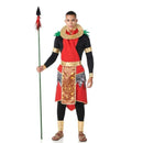 Disfraz de massai para hombre con accesorios tribales completos