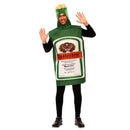 Hombre con disfraz de botella Masterdeer para adulto en Carnaval