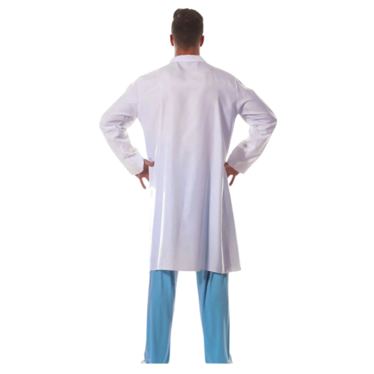 Adulto con disfraz completo de médico para Carnaval y Halloween