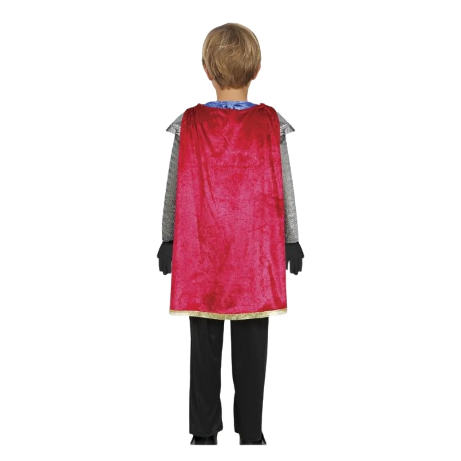 Disfraz caballero medieval niño con capa y casaca
