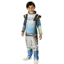 Disfraz Miles From Tomorrowland infantil con mono blanco y azul