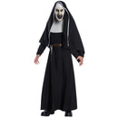 Adulto con disfraz de Monja The Nun negro con máscara terrorífica