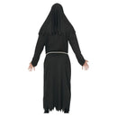 Adulto con disfraz de monja zombie para fiesta de terror