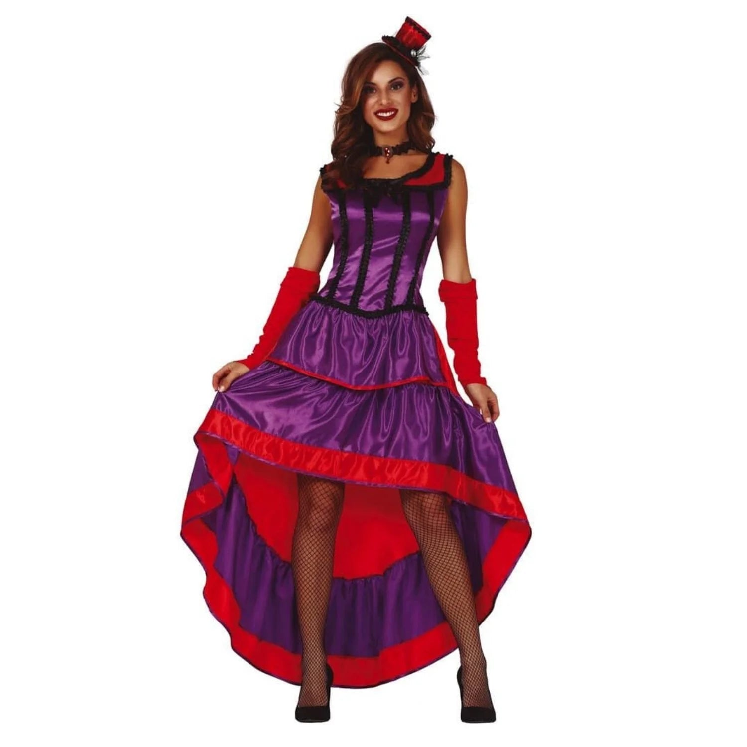 Disfraz mujer del oeste adulta con vestido para Carnaval