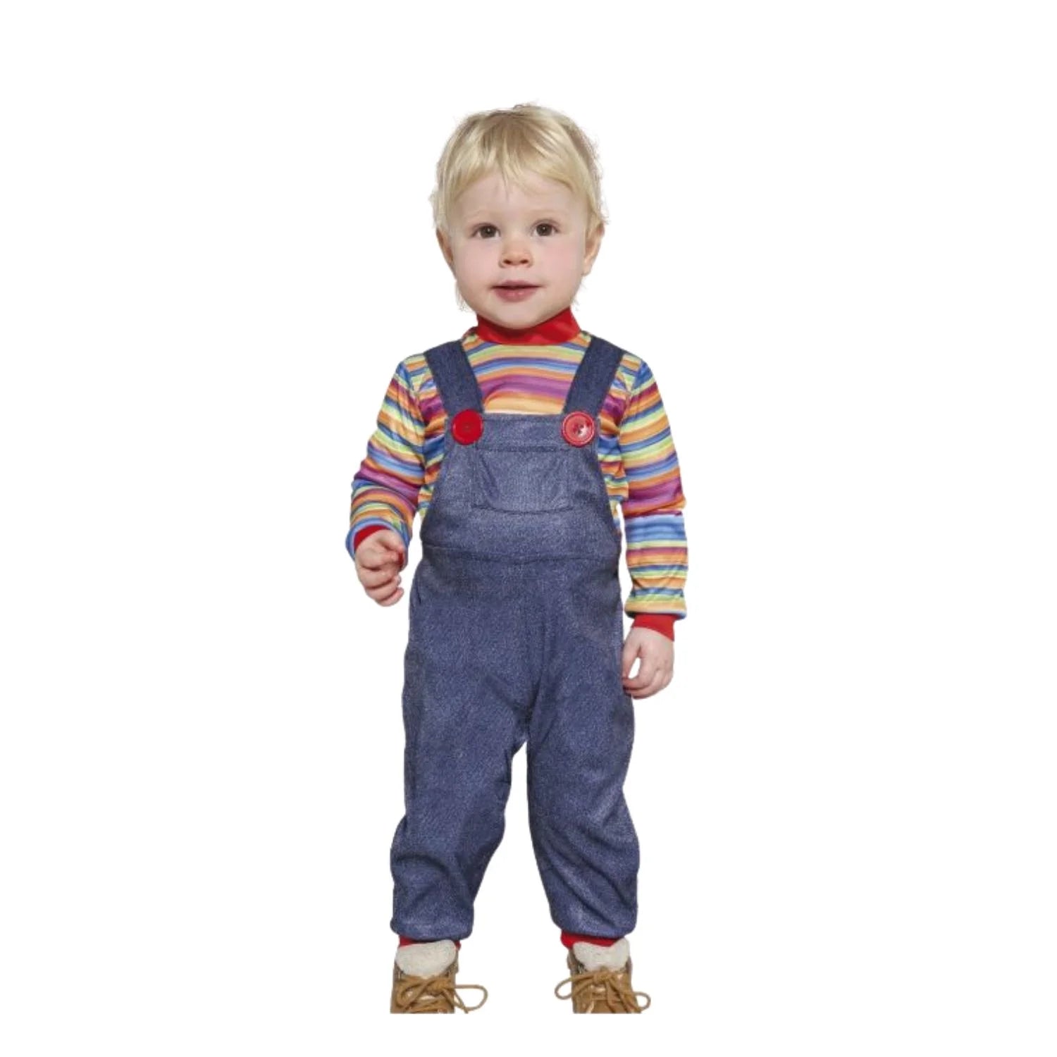 Disfraz muñeco poseído bebé perfecto para un look terrorífico