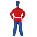 Adulto con disfraz soldadito para Carnaval y Navidad
