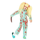 Disfraz niña poseída infantil con mono entero estampado para Halloween