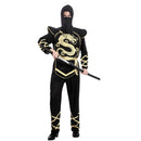 Disfraz ninja negro para hombre ideal para Carnaval y Halloween