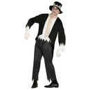 Disfraz novio fantasma adulto para Halloween con sombrero