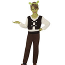 Disfraz de ogro infantil con camisa, pantalón y cinturón para Carnaval o Halloween