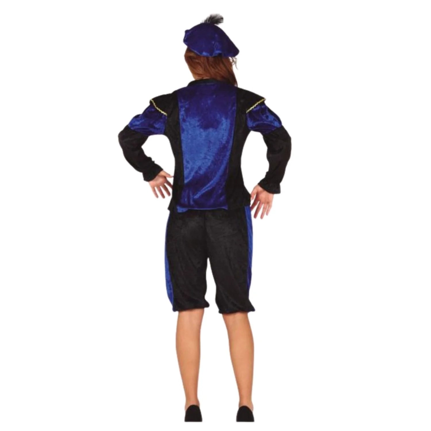 Disfraz de paje azul para mujer completo ideal para eventos navideños y funciones escolares