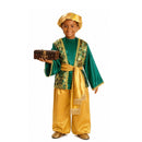 Disfraz Paje Baltasar infantil con turbante y camisa decorada