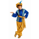 Disfraz Paje Melchor infantil con gorro y camisa decorada