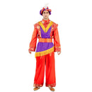 Disfraz Paje Rey Mago Baltasar con sombrero y traje tradicional navideño