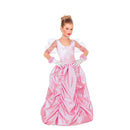 Niña con disfraz Pamela rosa elegante para Carnaval y fiestas