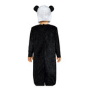Bebé con disfraz de oso panda para Carnaval