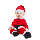 Bebé con disfraz de Papá Noel infantil para Navidad