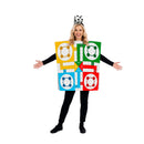 Disfraz reversible de Parchís y Juego de la Oca para adulto unisex