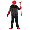 Disfraz de payaso loco con camisa y pantalón para Halloween
