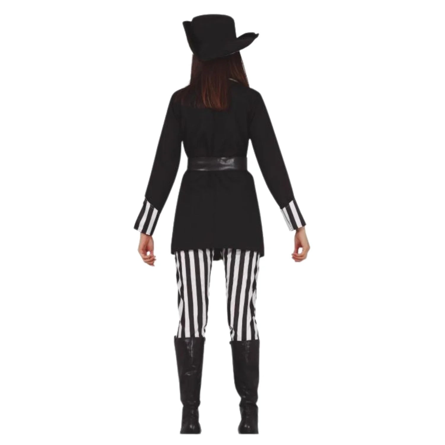 Mujer con disfraz pirata adulto completo para Halloween y fiestas