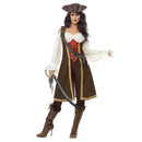Disfraz Pirata para chica con vestido largo y estilo corsaria elegante