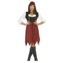 Disfraz pirata mujer con corset y falda para Carnaval