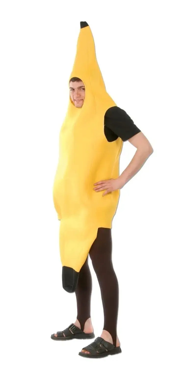Disfraz de plátano adulto divertido para Carnaval