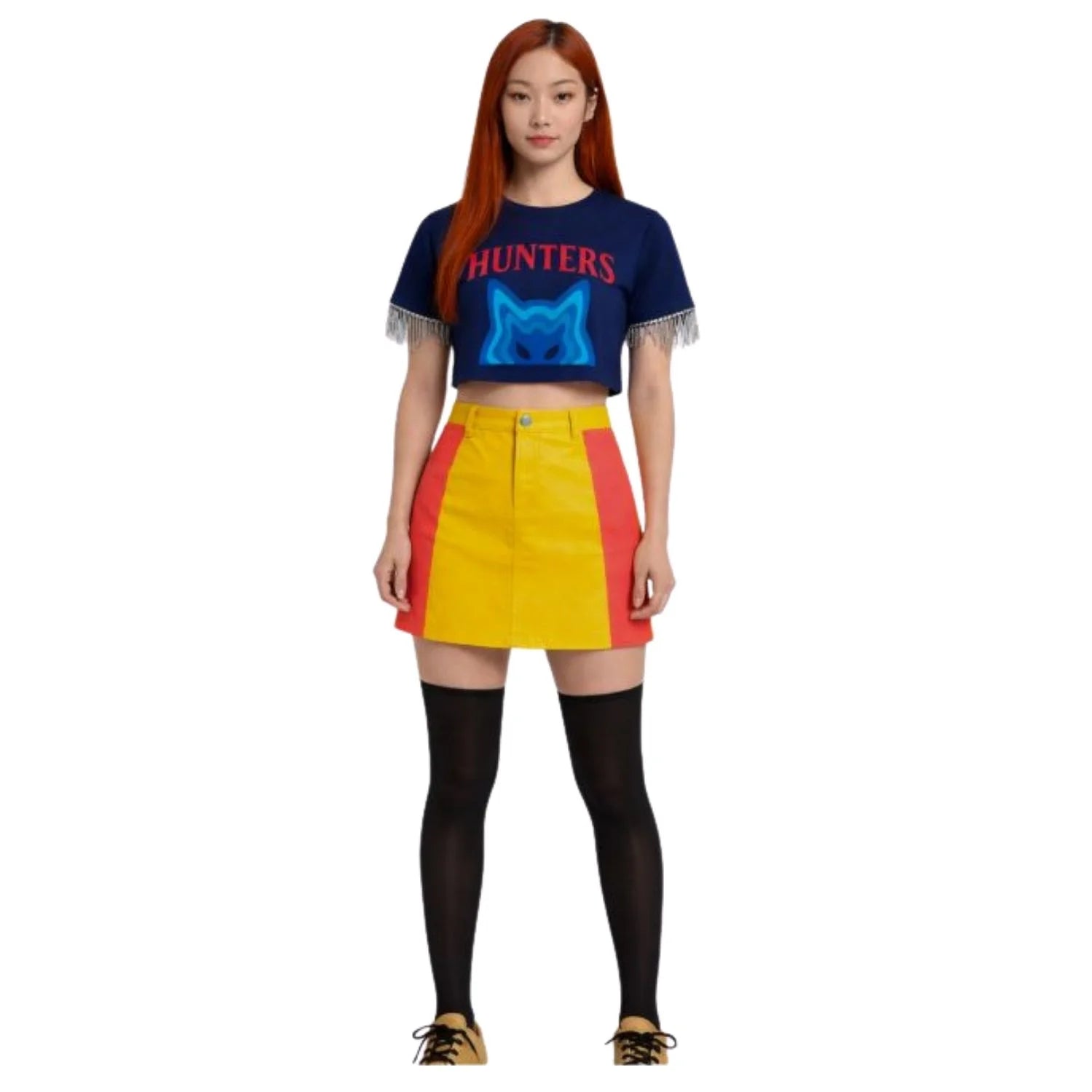 Disfraz Pop Star Hunter para mujer inspirado en artistas Kpop