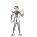 Disfraz de robot infantil con capucha, guantes y cubre zapatos para Carnaval y fiestas temáticas