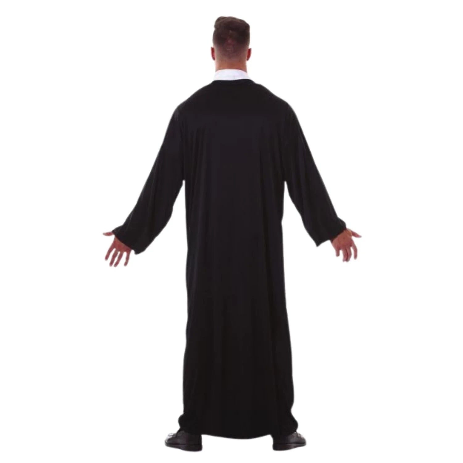 Hombre con disfraz de cura adulto para Carnaval y fiestas