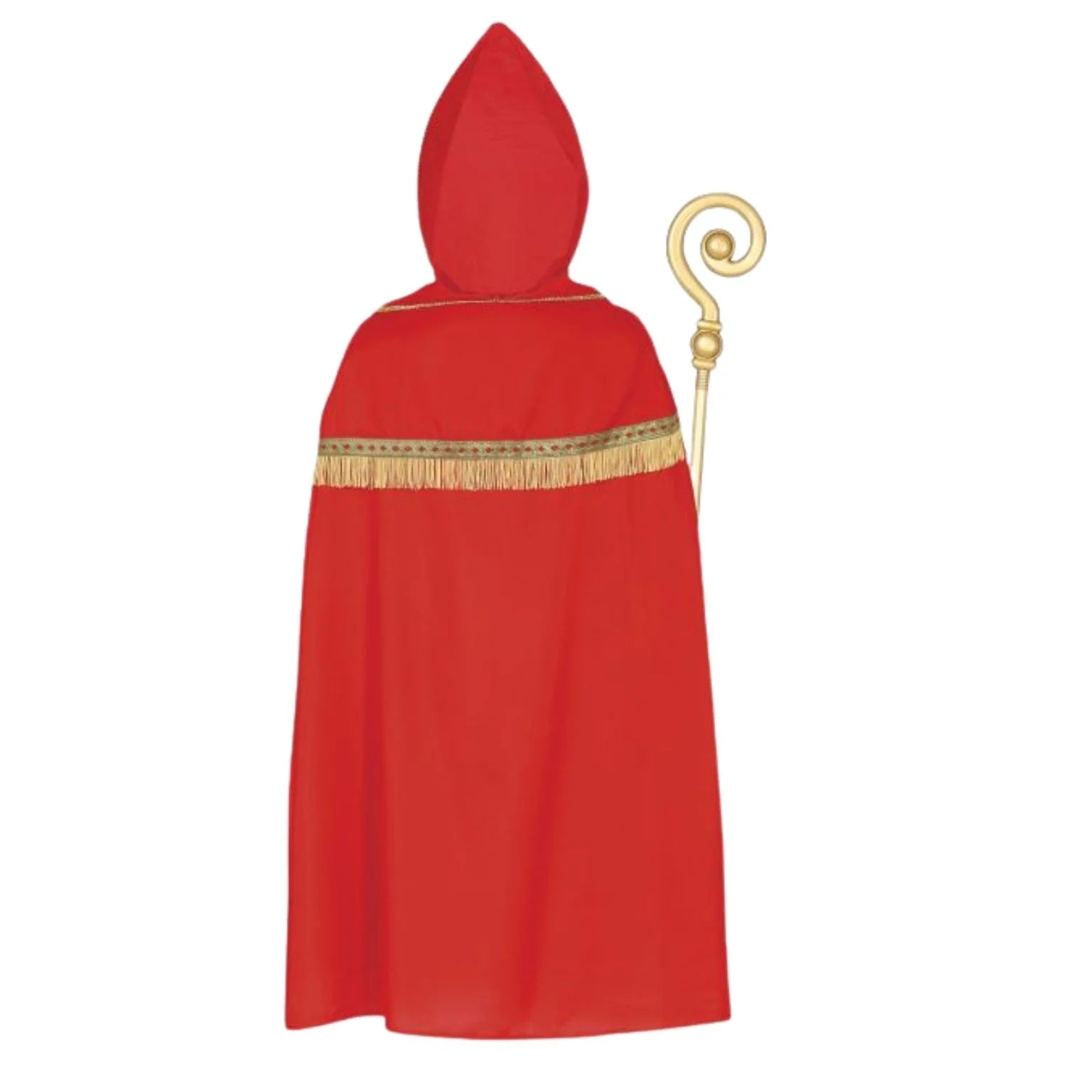 Hombre con disfraz San Nicolás para Navidad