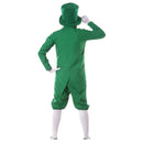 Hombre con disfraz gnomo irlandés para Carnaval y San Patricio