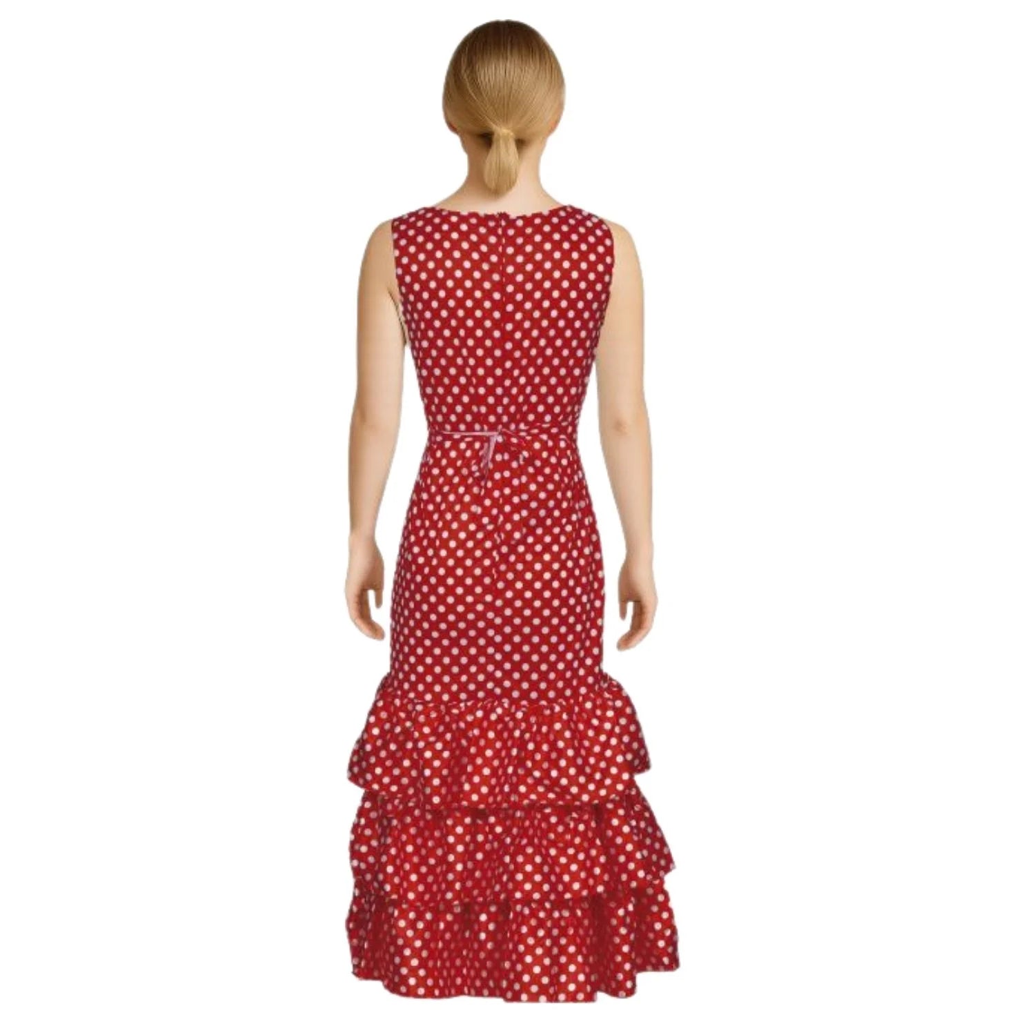 Mujer con disfraz flamenca adulta para Carnaval