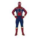 Disfraz Spider Azul para adulto con mono completo y capucha inspirado en superhéroes arácnidos