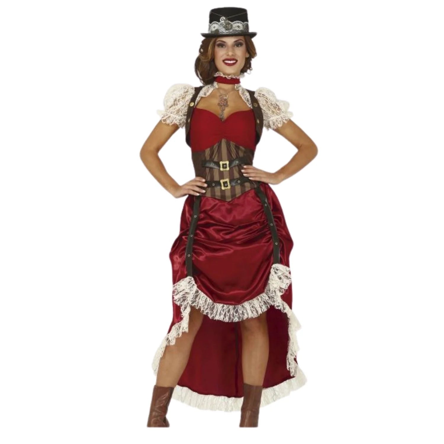 Disfraz steampunk adulta con vestido para Carnaval